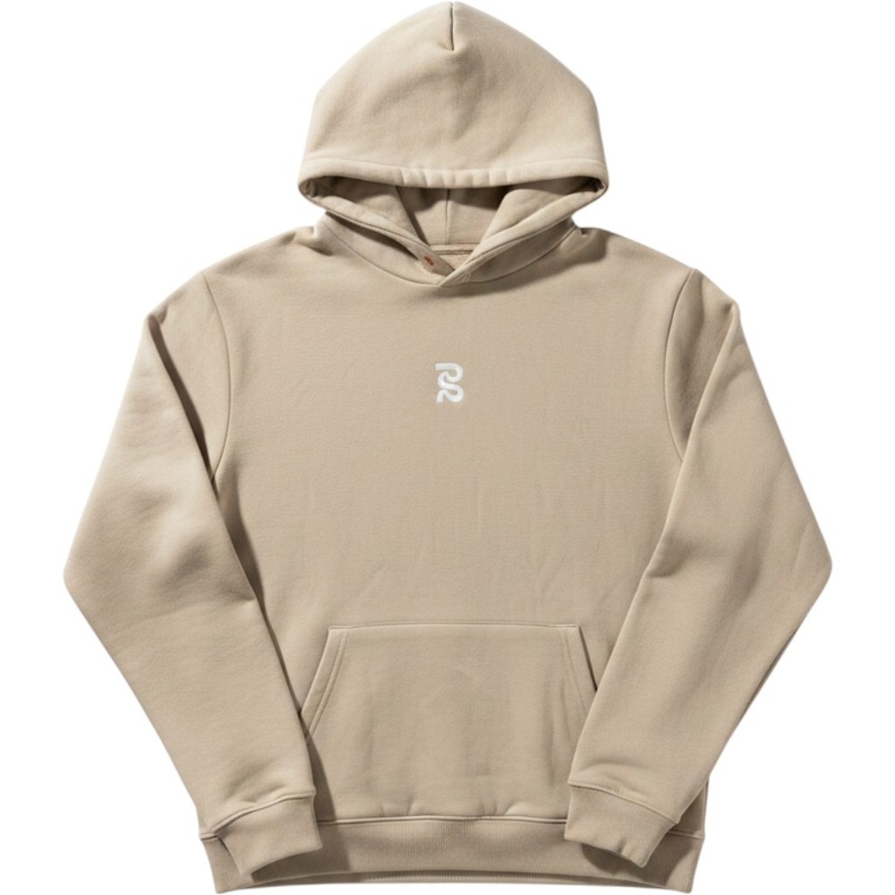 Bandit Running Mens Tan Cotton Fleece Graphic Hoodie Sweatshirt Medium Peru